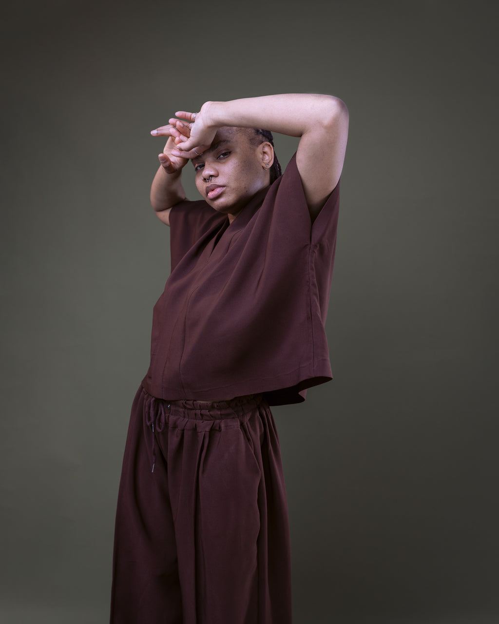 Non-Binary Top | Loose Gillet
