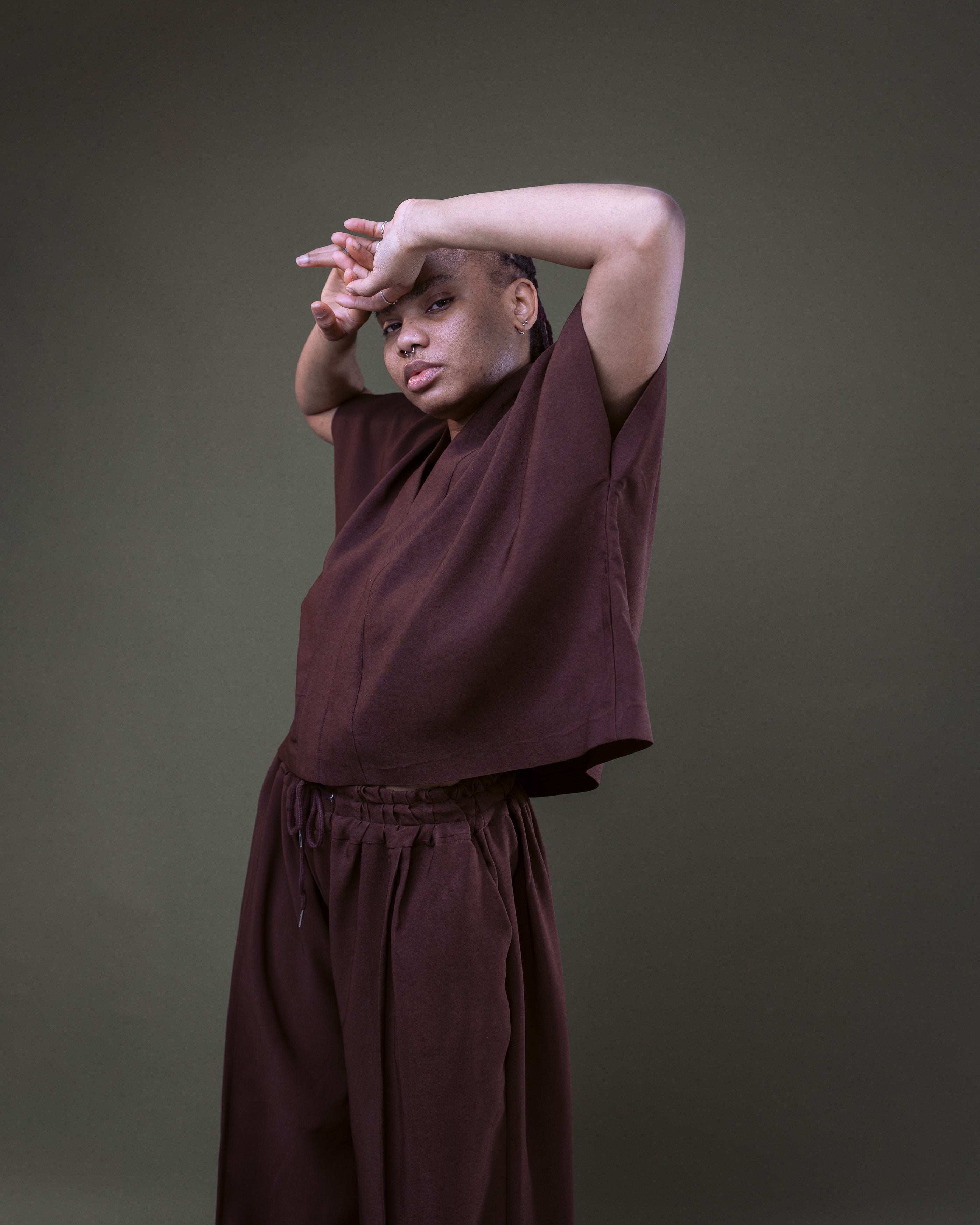 Non-Binary Top | Loose Gillet
