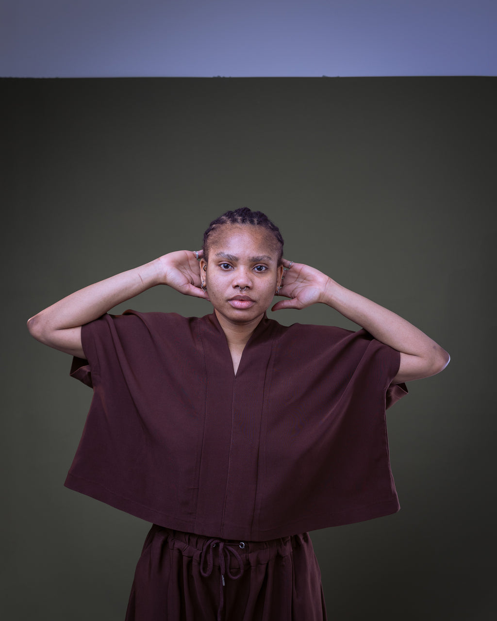 Non-Binary Top | Loose Gillet
