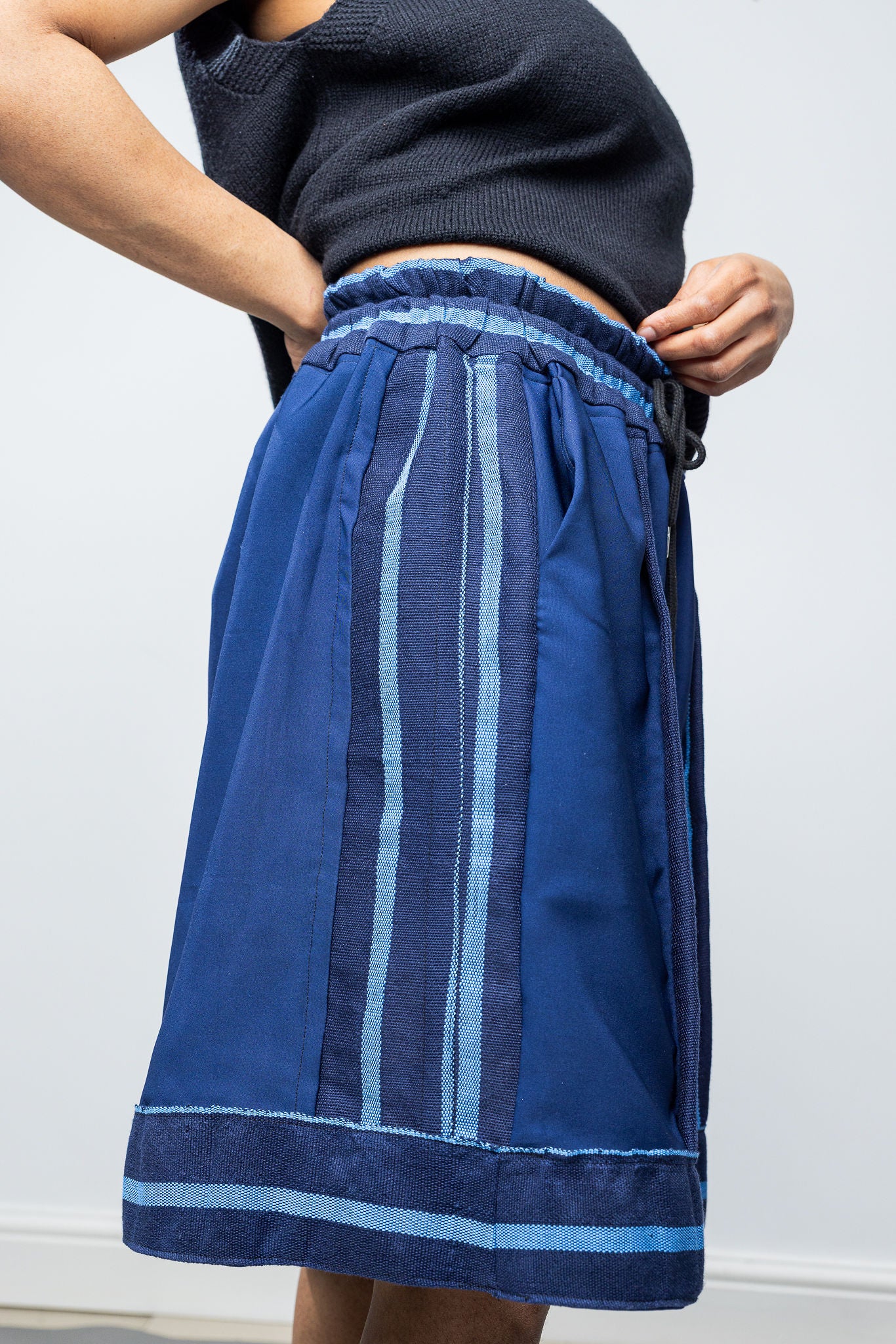 Unisex Summer Jorts | Jumbo Afro Jorts| Aso-oke| Ankara