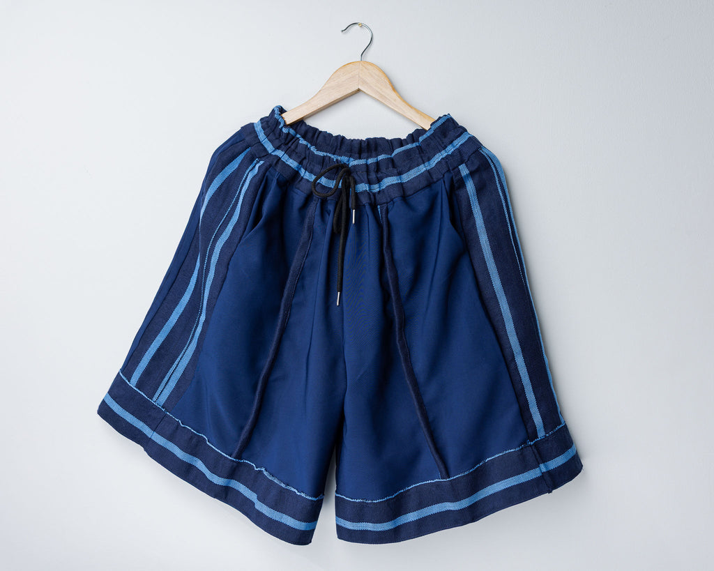 Unisex Summer Jorts | Jumbo Afro Jorts| Aso-oke| Ankara