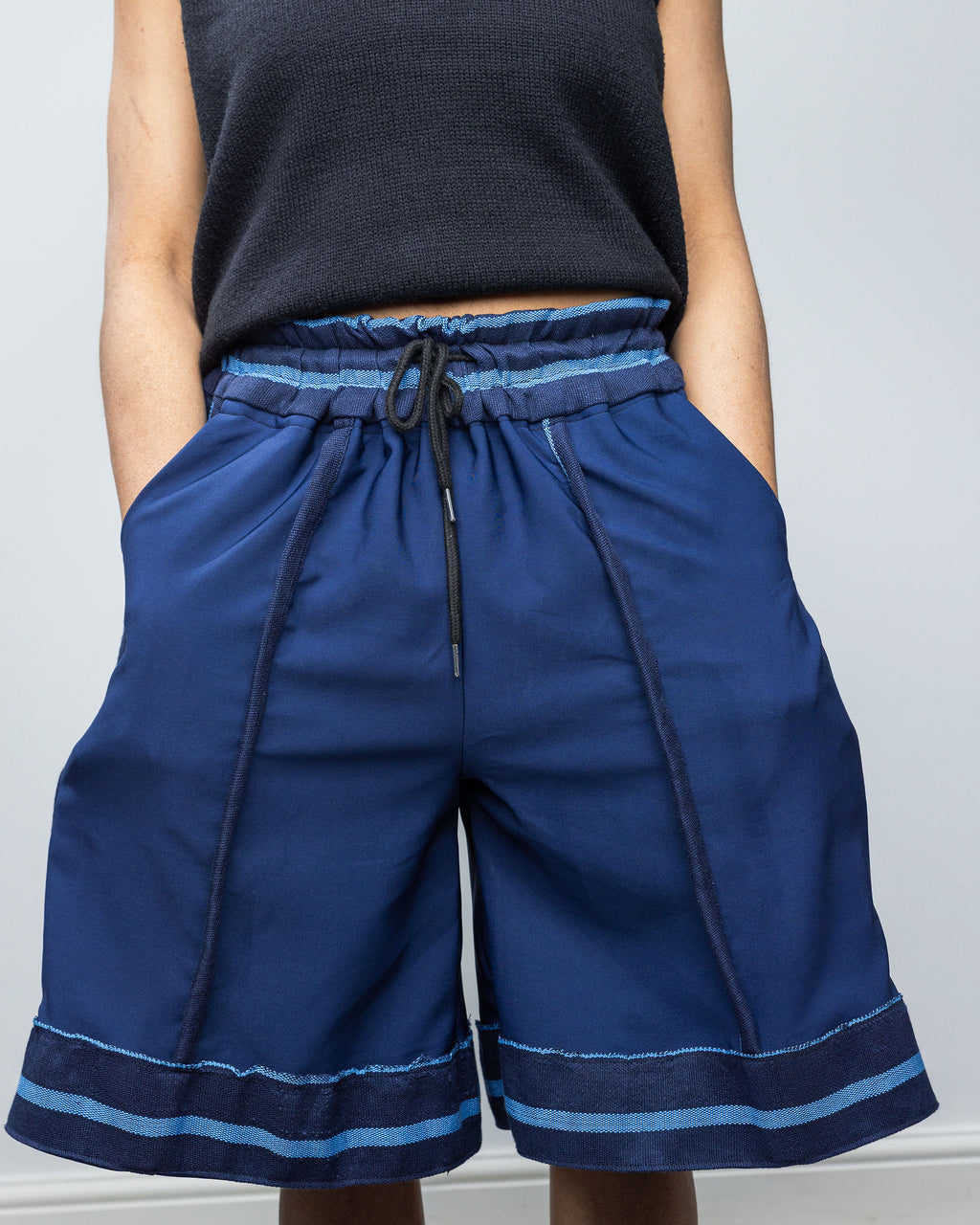 Unisex Summer Jorts | Jumbo Afro Jorts| Aso-oke| Ankara