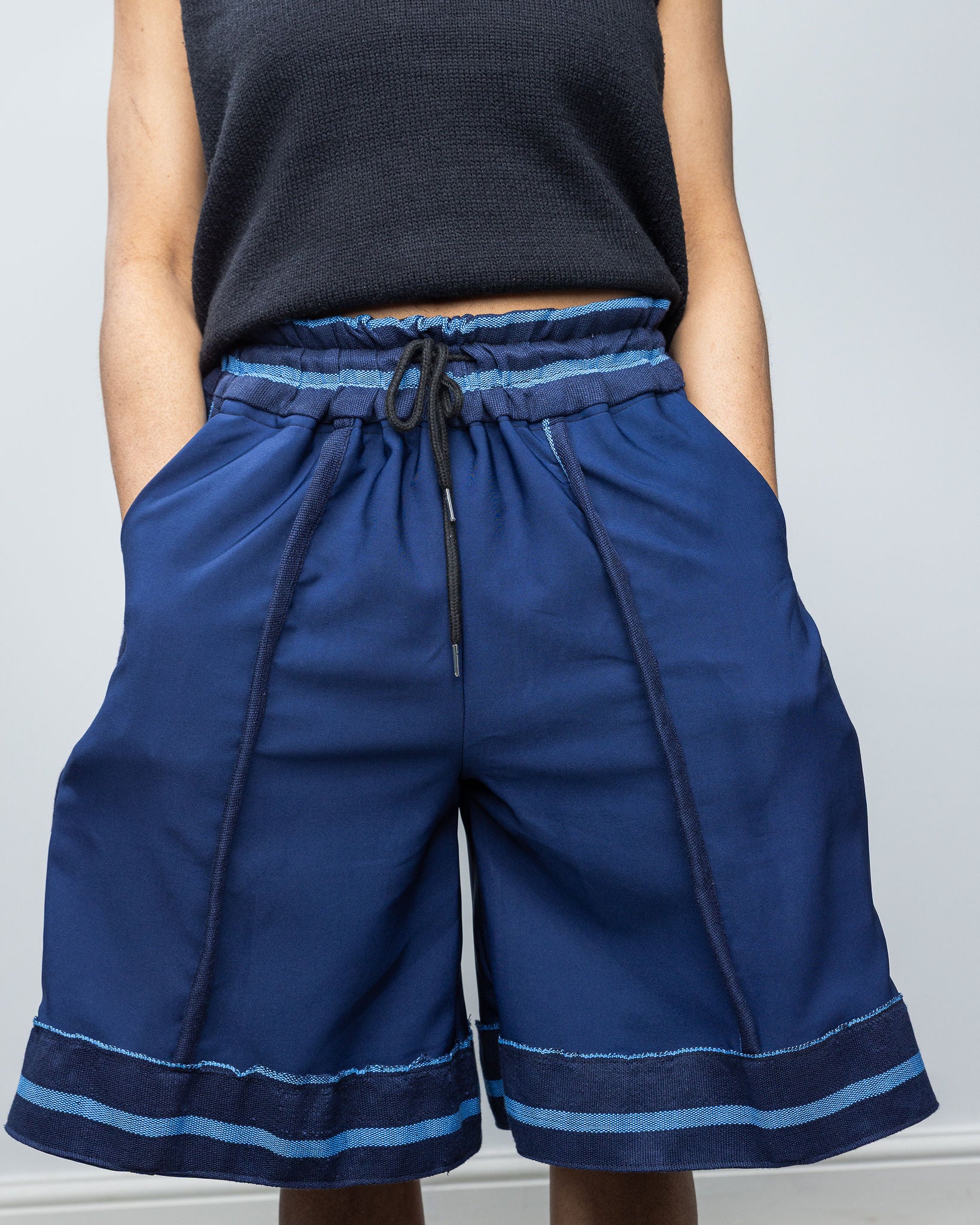 Unisex Summer Jorts | Jumbo Afro Jorts| Aso-oke| Ankara