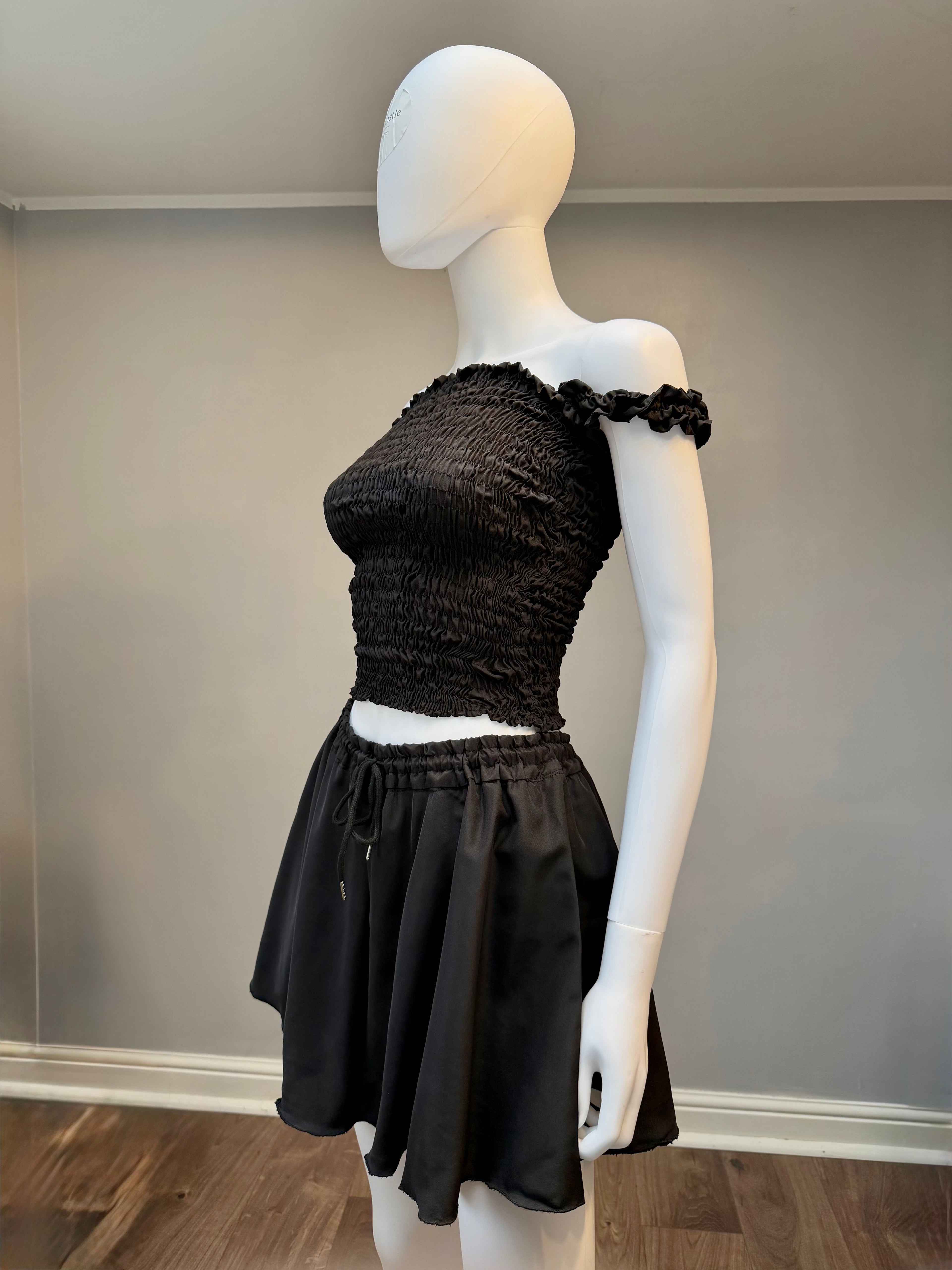 Smoked Summer two-piece top and flared skort
