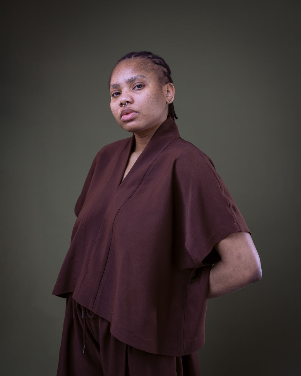 Non-Binary Top | Loose Gillet