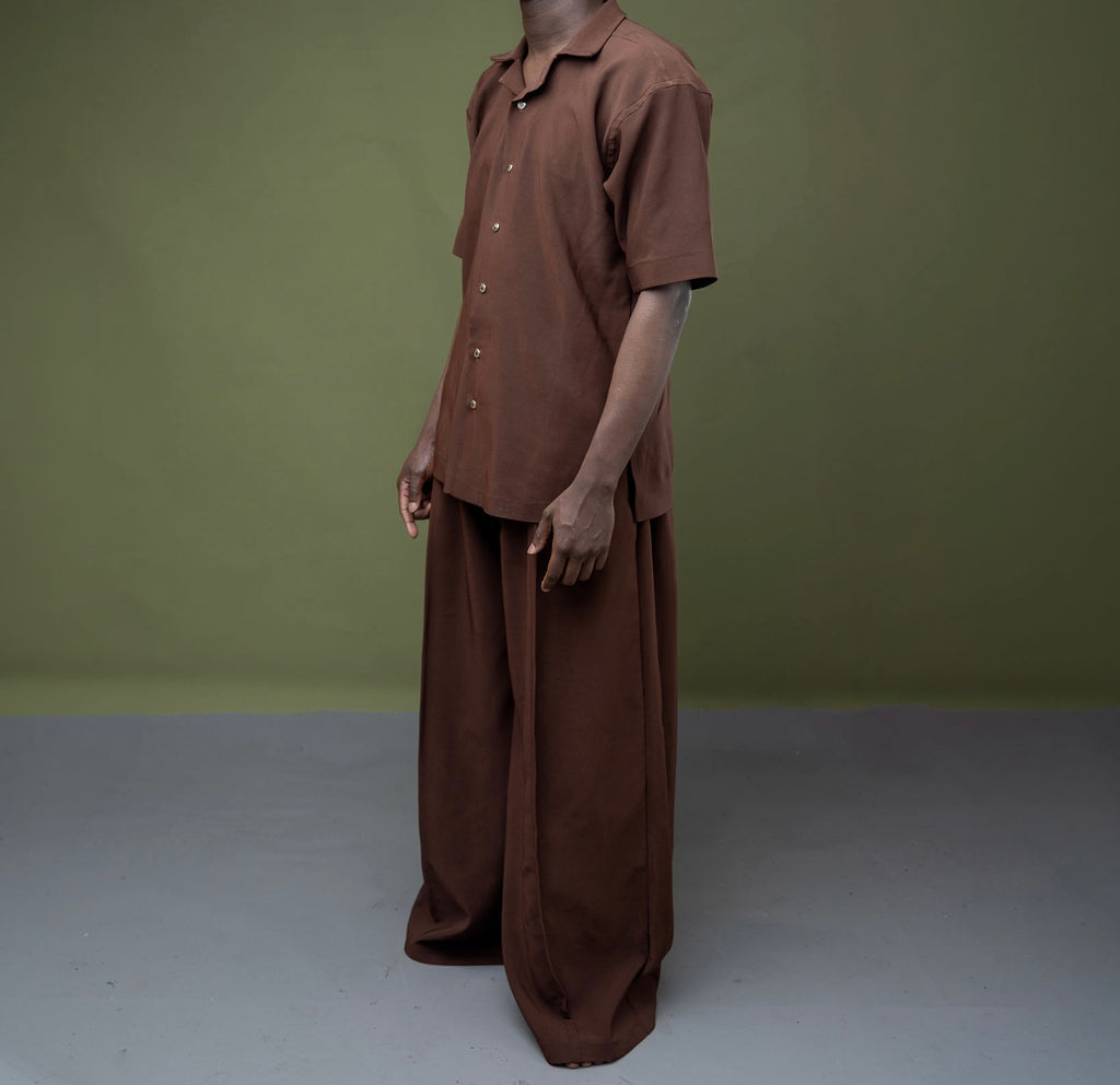 Wide Leg Trouser and T-Shirt Set |Gender Neutral Outfit