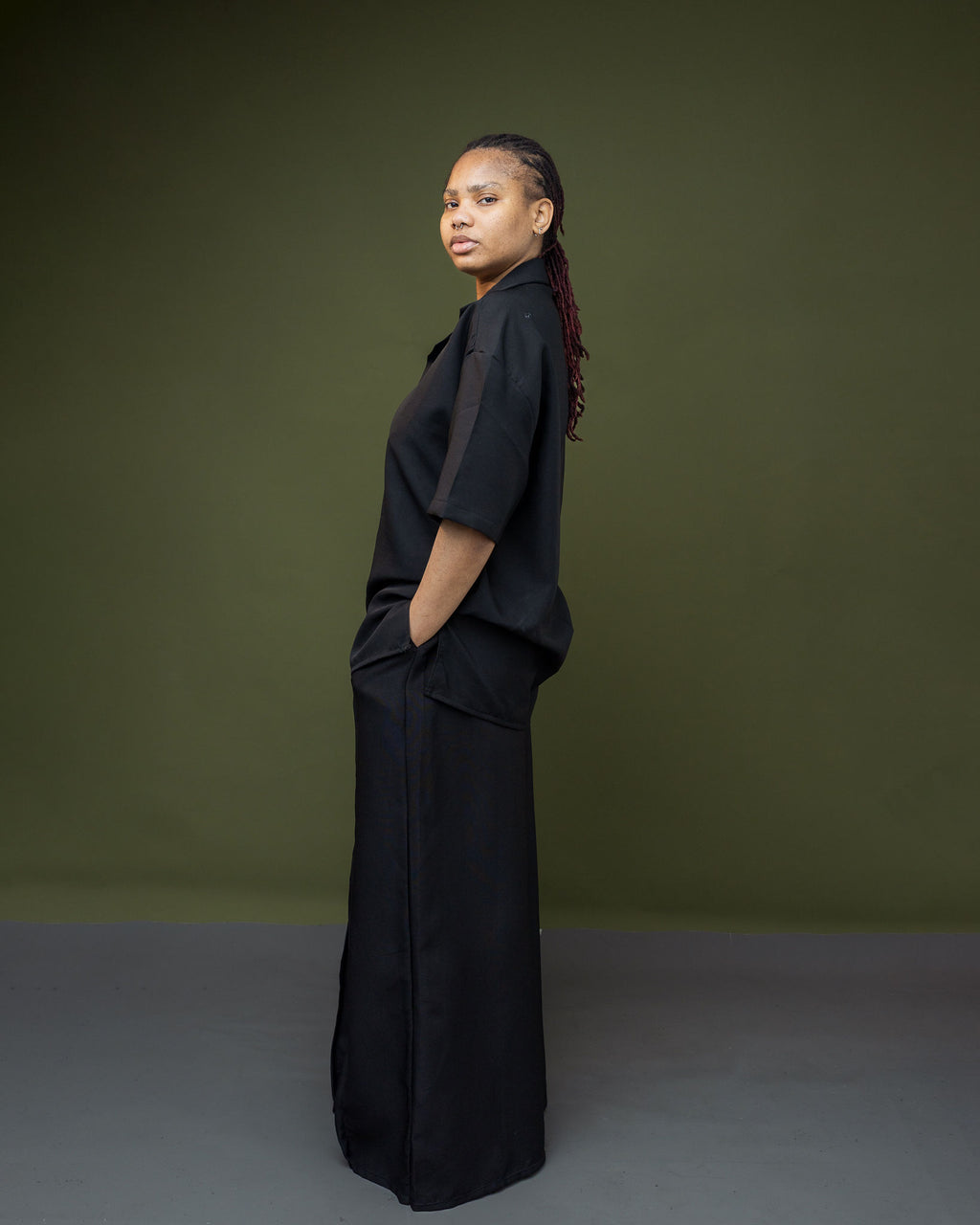 Wide Leg Trouser and T-Shirt Set |Gender Neutral Outfit
