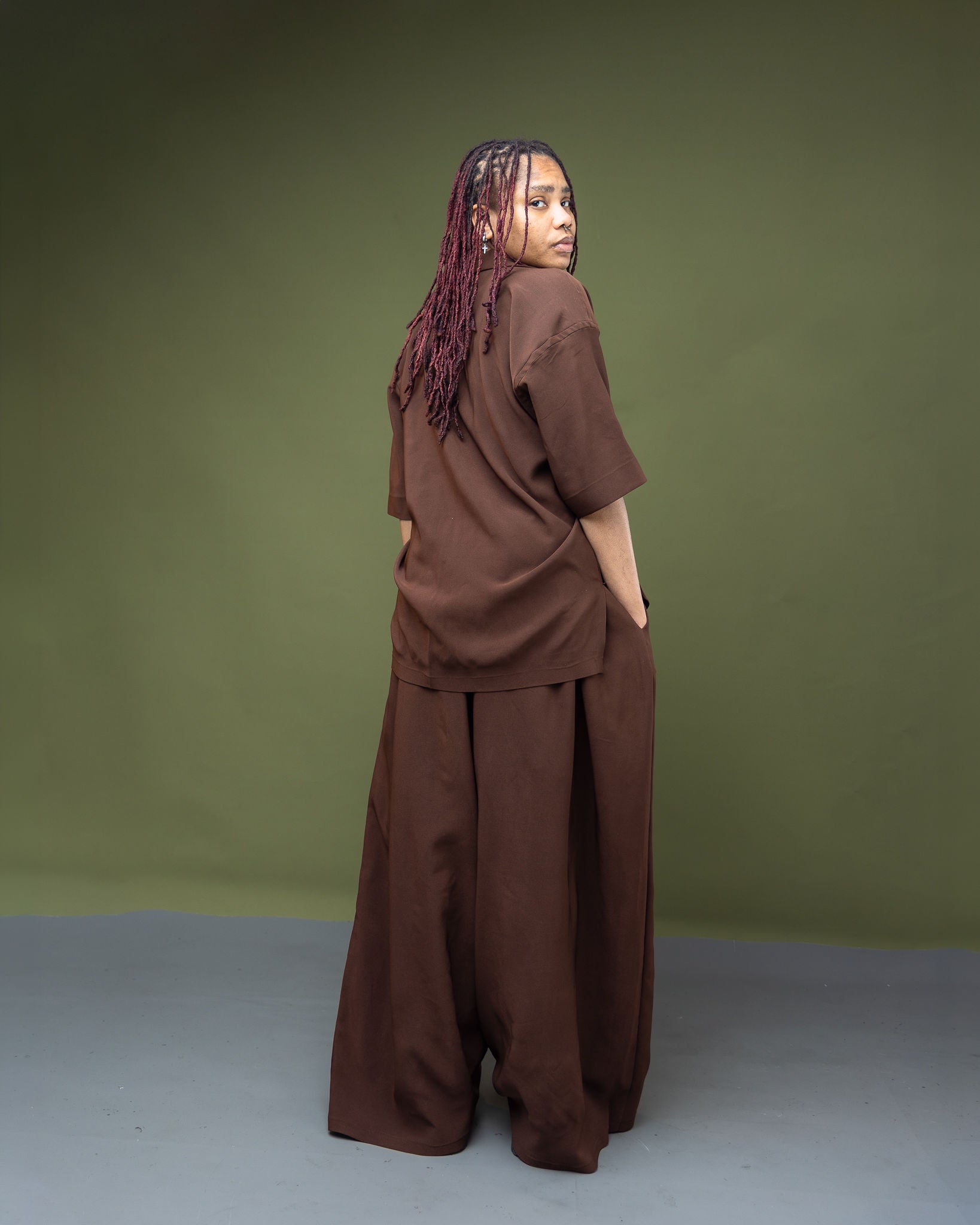 Wide Leg Trouser and T-Shirt Set |Gender Neutral Outfit