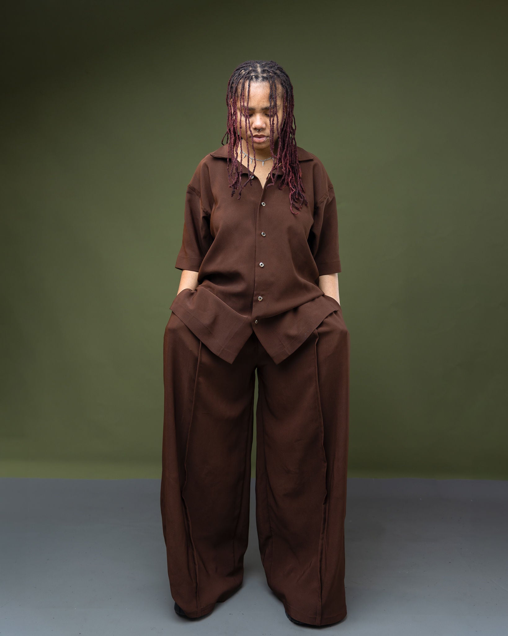 Wide Leg Trouser and T-Shirt Set |Gender Neutral Outfit