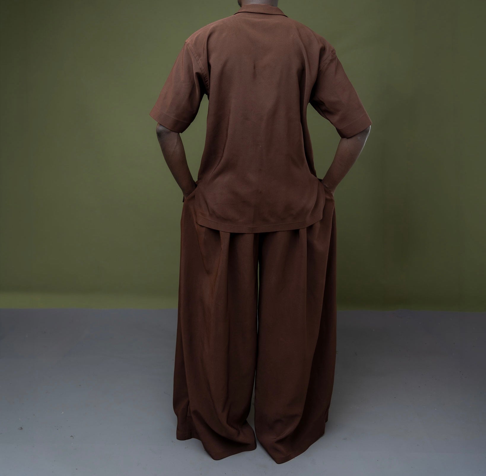 Wide Leg Trouser and T-Shirt Set |Gender Neutral Outfit