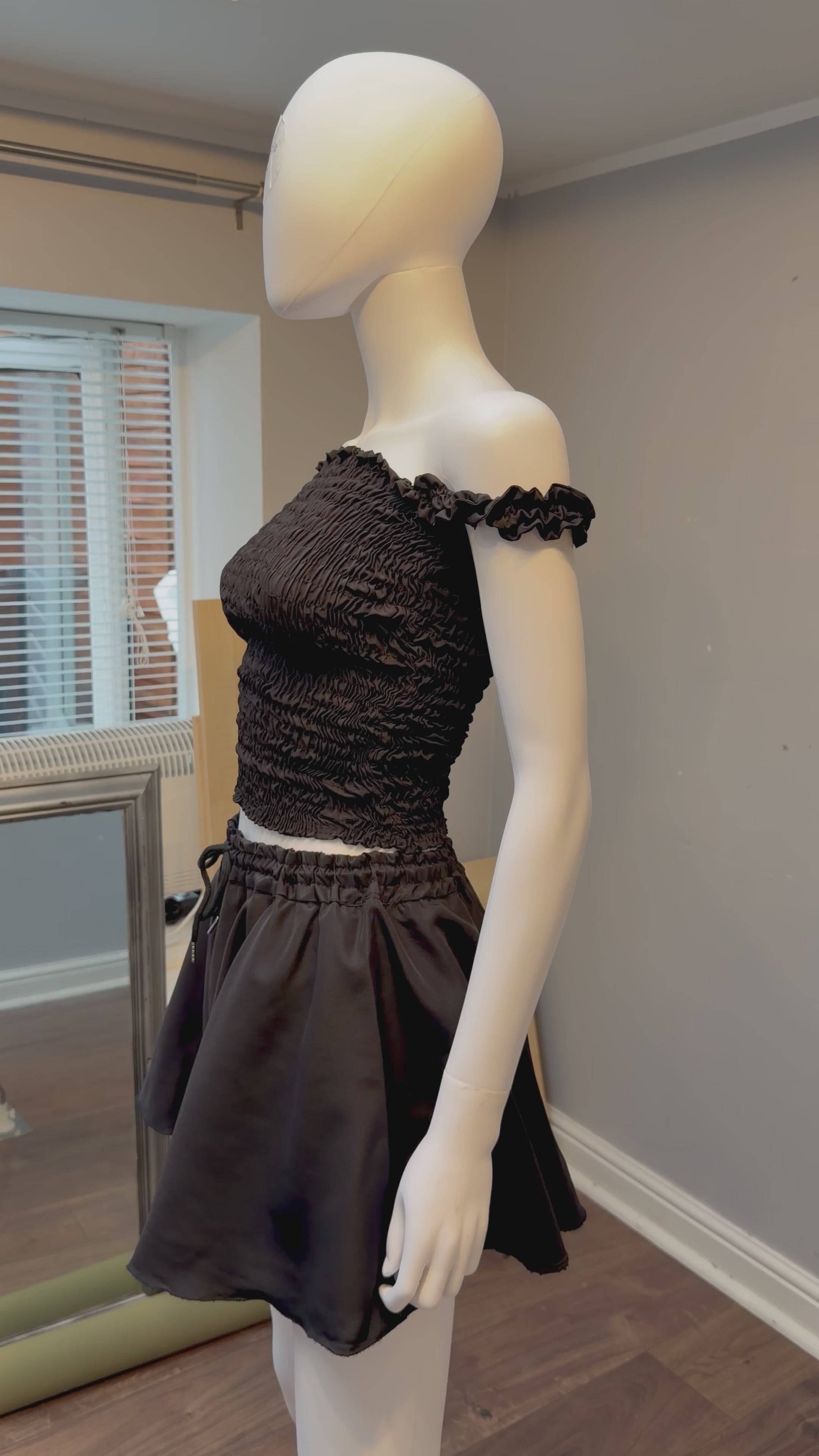 Smoked Summer two-piece top and flared skort
